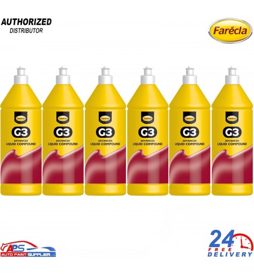 Farecla G3 Advanced Liquid Compound 1L x6 Bottles AG3-1400